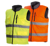 gilets fluo jaunes et oranges normé EN471