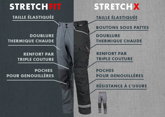 Equivalent du pantalon Stretchfit Hiver dans la gamme stretch x