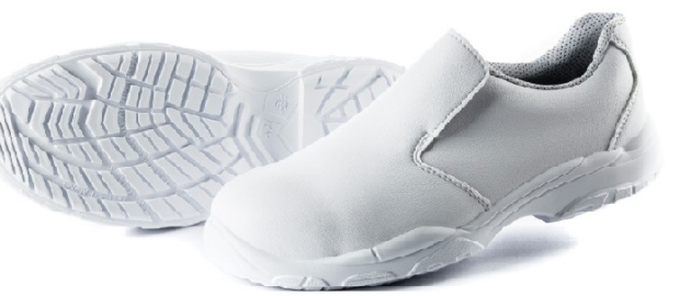 Chaussures de sécurité blanches pour personnel hospitalier