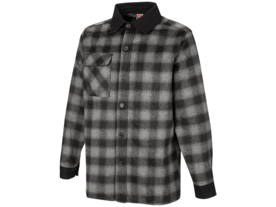 Overshirt Urban grau schwarz