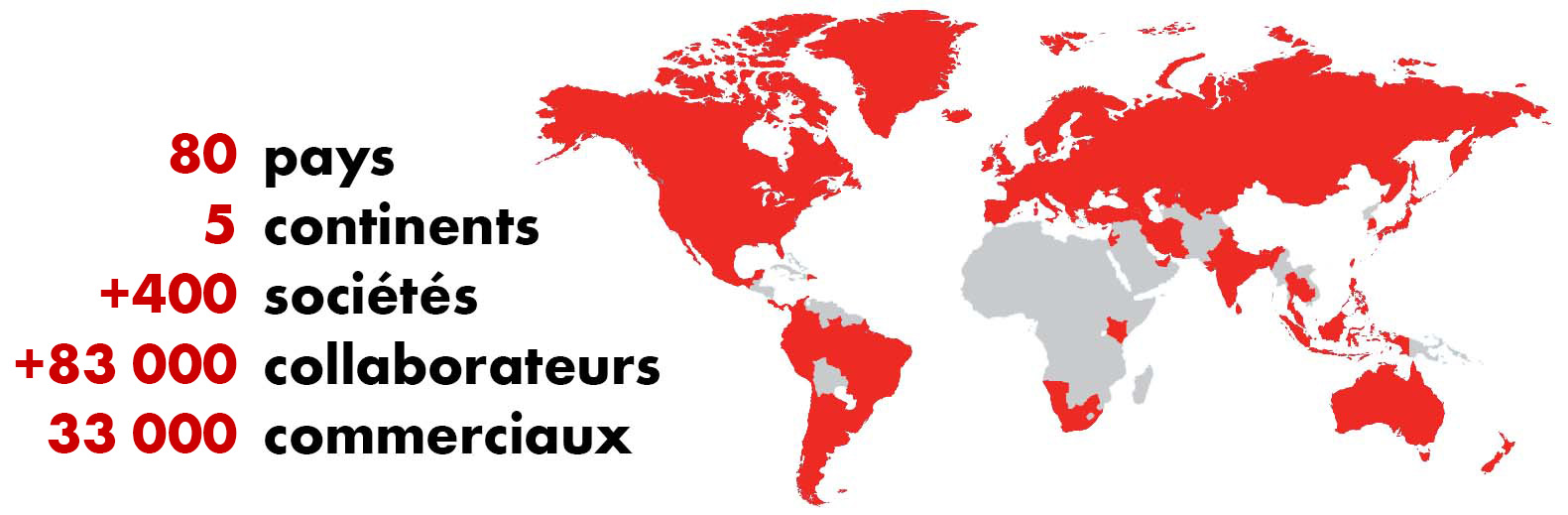 Le groupe Würth dans le monde