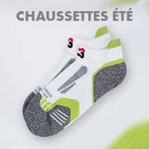 Chaussettes sneakers de travail Würth MODYF blanches/vertes