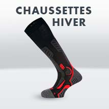 Chaussettes de travail hiver montantes Würth MODYF noires/rouges