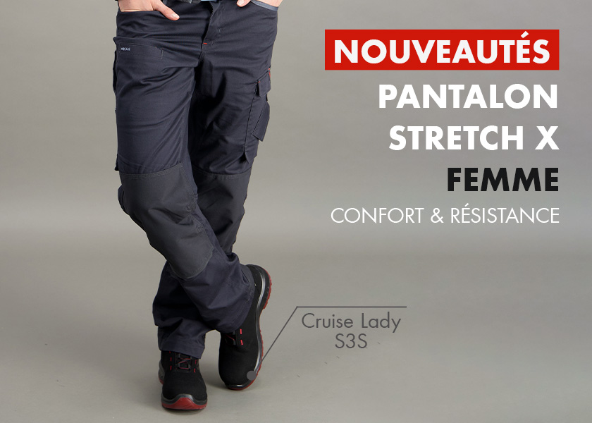 Pantalon femme Stretch X