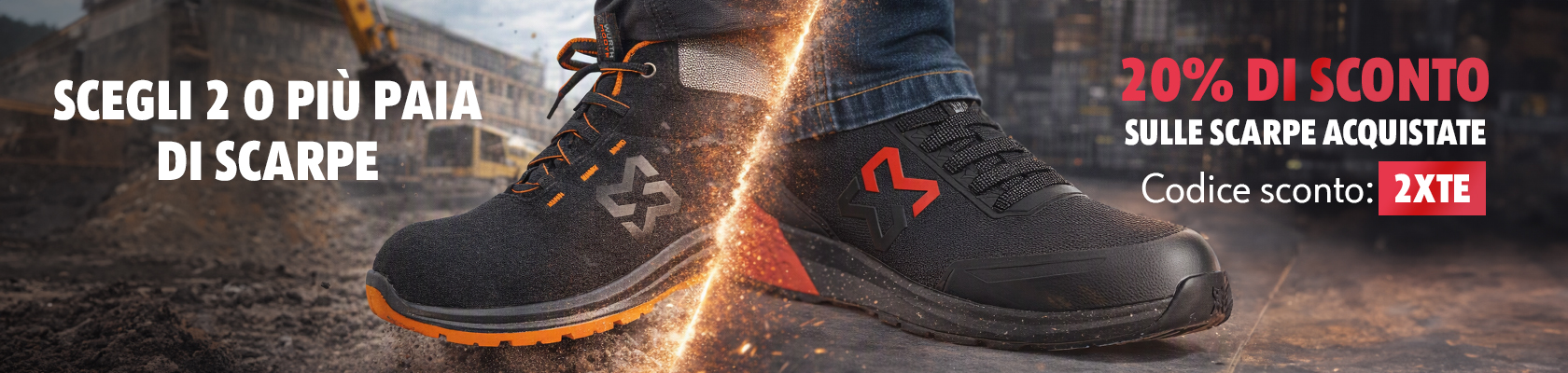 Con 2 o pi&ugrave; paia di scarpe ricevi il 20% di sconto sulle scarpe acquistate