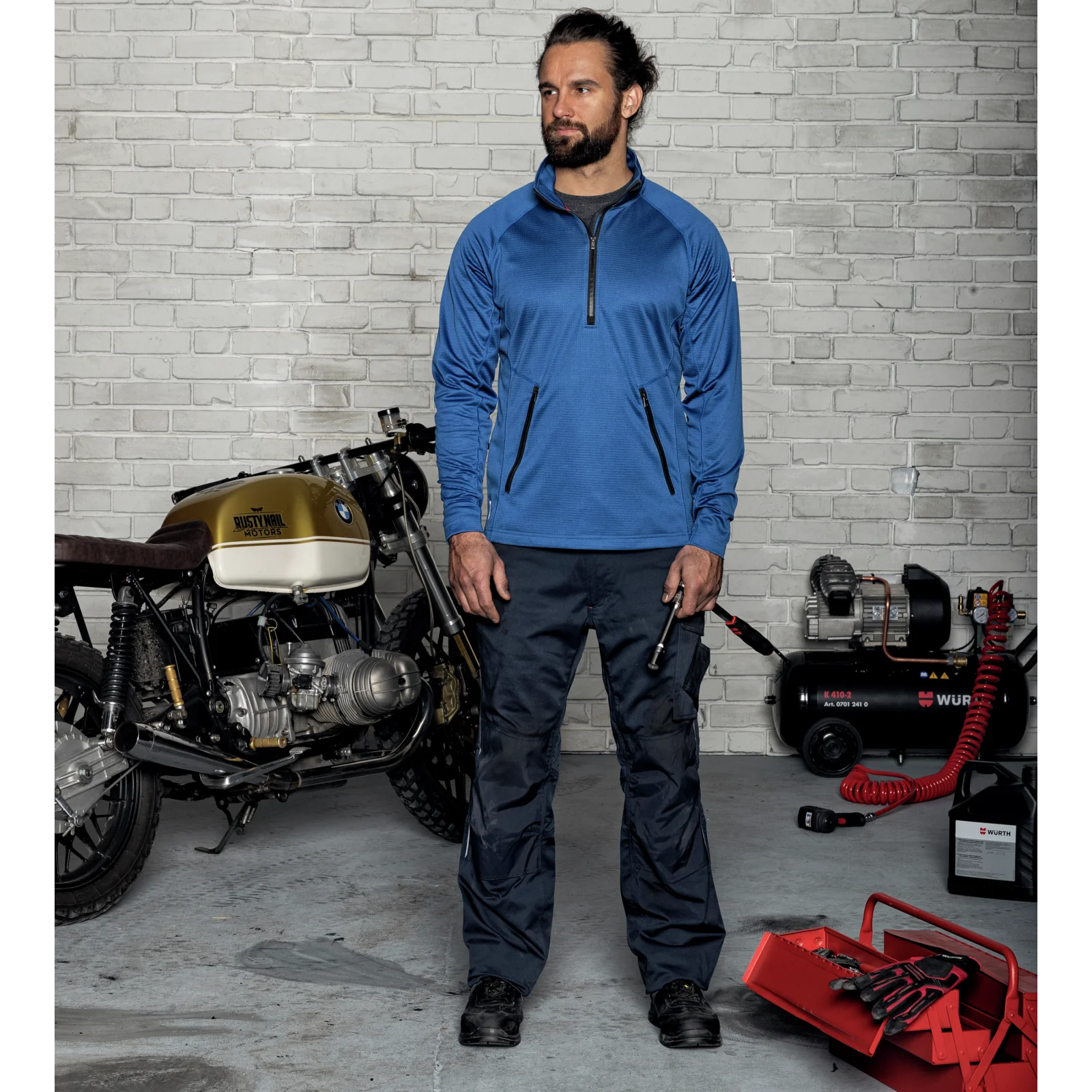 Rode werkbroek - Stretch X | Würth