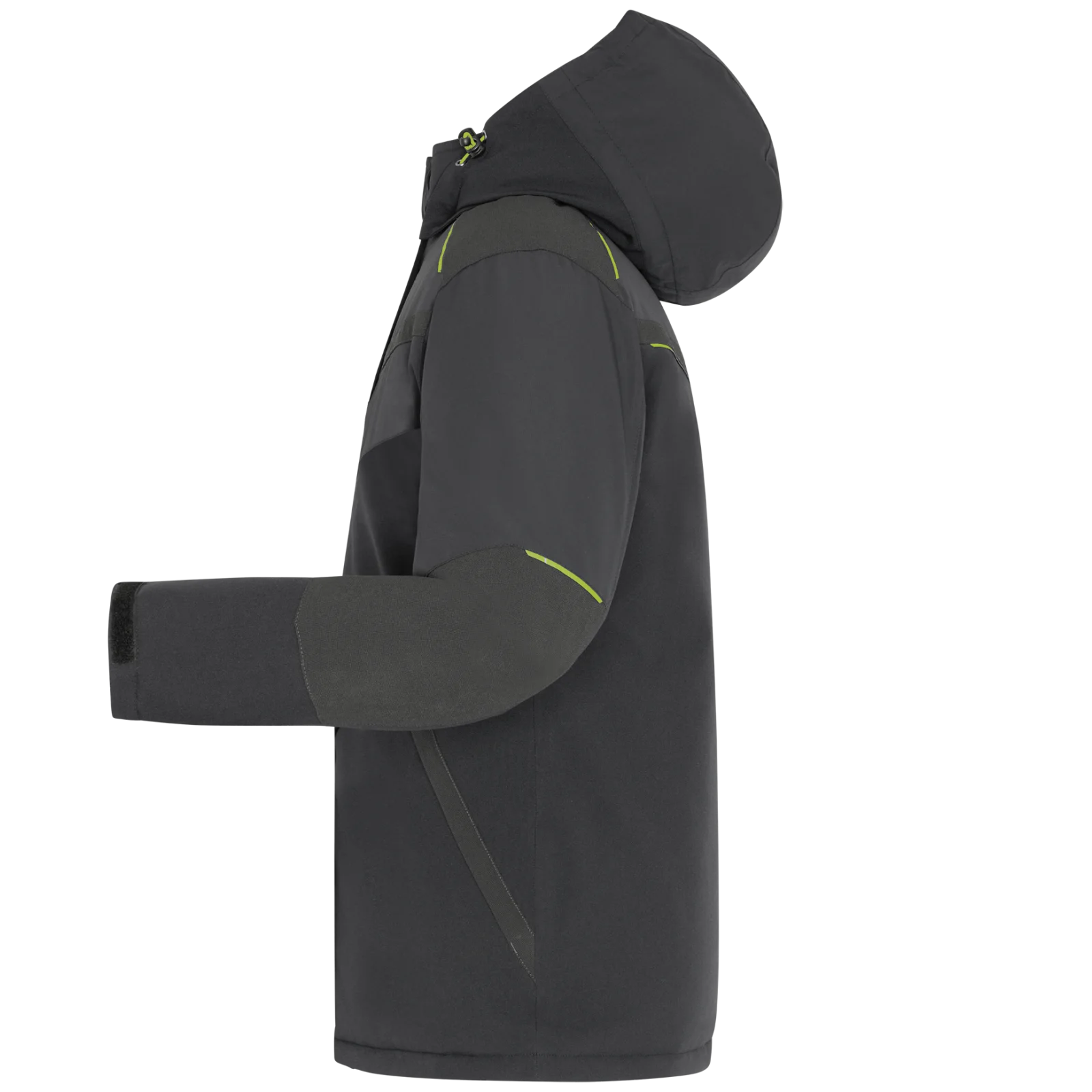 Veste De Travail Softshell Matelassée WÜRTH MODYF - Anthracite, Stretch, Hydrofuge - Avec Capuche Amovible Et Poches - 9