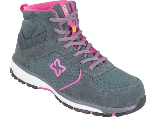 Chaussures De Sécurité Femme Würth MODYF Carina S3 - Montantes, Cuir Nubuck, Semelle Antidérapante - Pointure 36