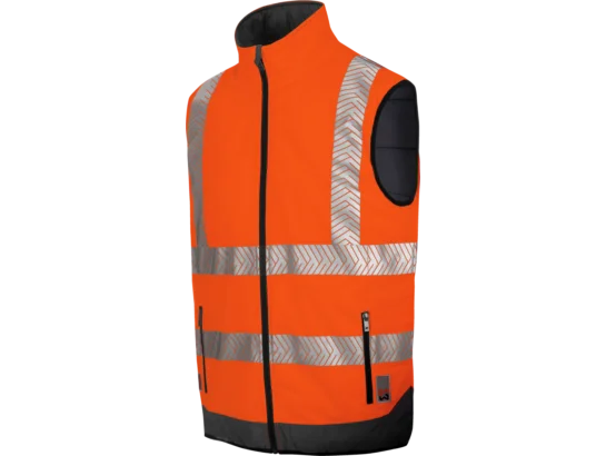 Gilet de pêche à la mouche en maille multi-poches pour homme, Orange, 3XL