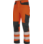 Pantalon de travail haute-visibilité FLUO HIVER orange/anthracite