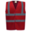 Gilet de travail Retro rouge
