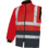 Parka de travail LUMEN 4 en 1 Rouge/Marine