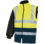 Parka de travail Würth MODYF haute-visibilité 4 en 1 jaune/marine