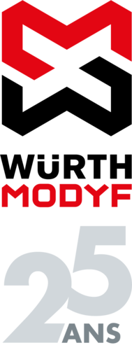 Logo des 25 ans de Würth MODYF